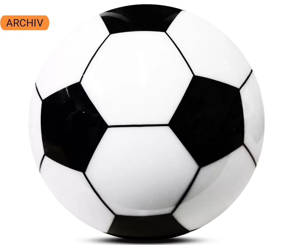 ALOHA Clearball Fussball Bowling Ball ALOHA Clearball Fussball Bowling Ball
