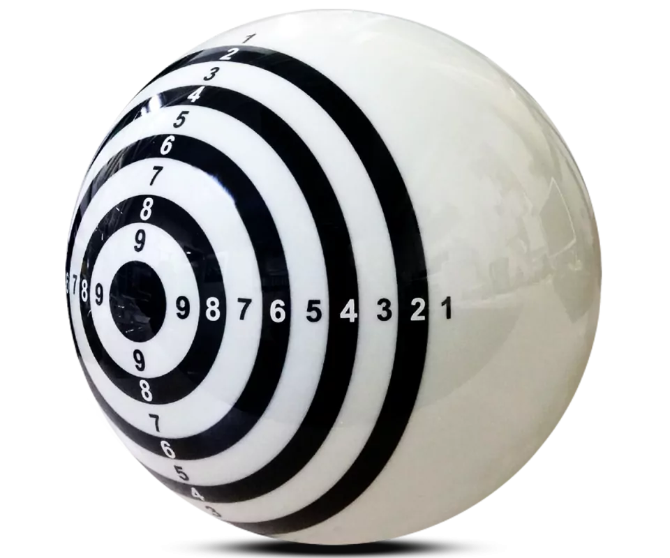 ALOHA Clearball Target Bowling Ball ALOHA Clearball Target Bowling Ball