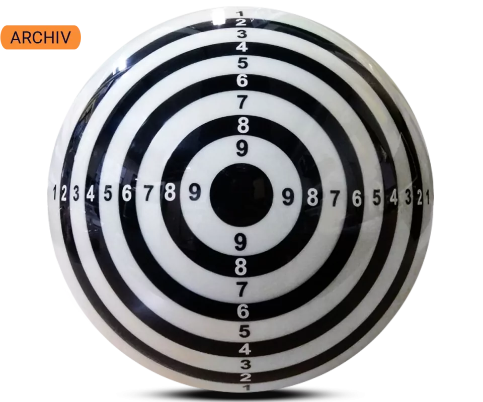 ALOHA Clearball Target Bowling Ball ALOHA Clearball Target Bowling Ball