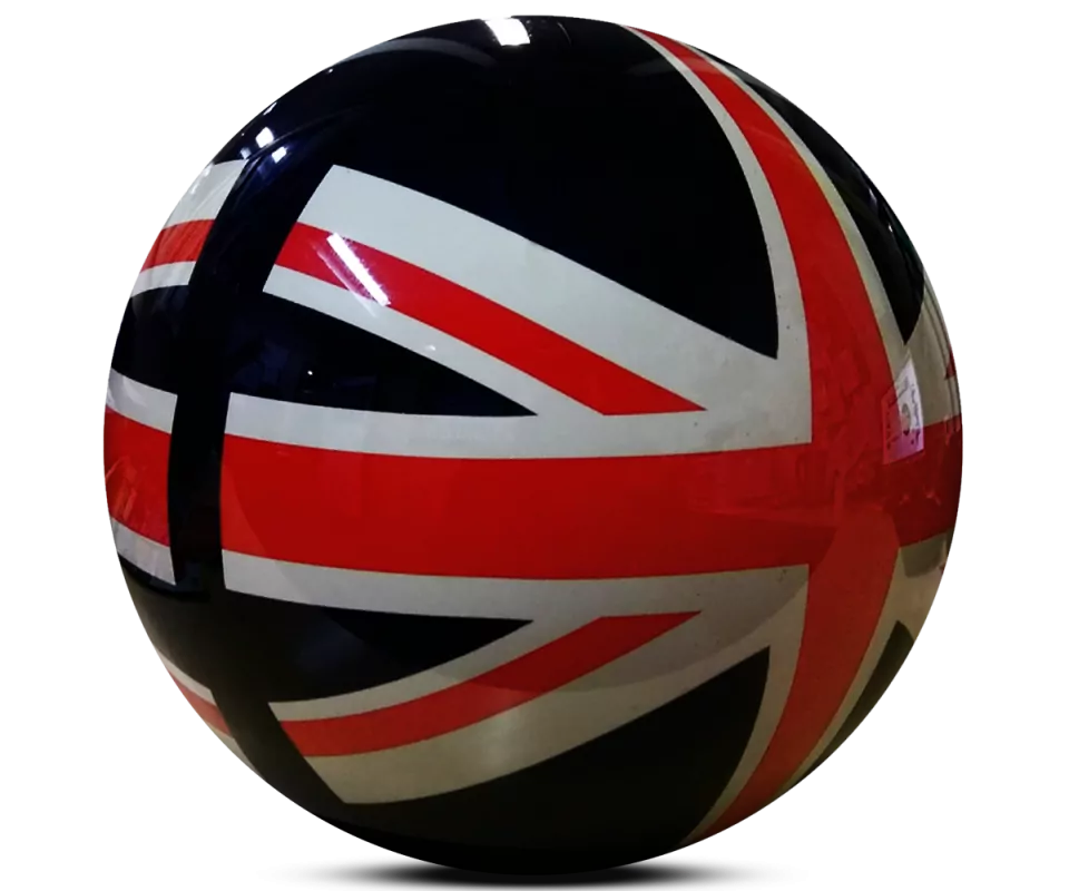 ALOHA Flaggen Ball Union Jack Bowling Ball