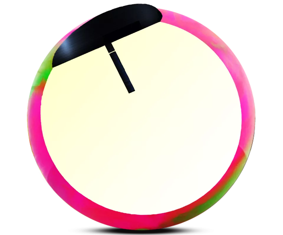 ALOHA Polyester Ball ZERO "Neon" Bowling Ball Kern