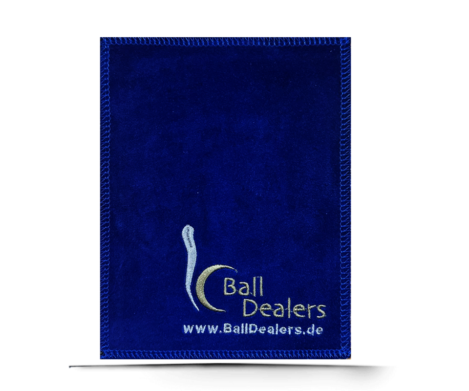 BALL DEALERS Leather Shammy PAD Rechteck Navy Blue