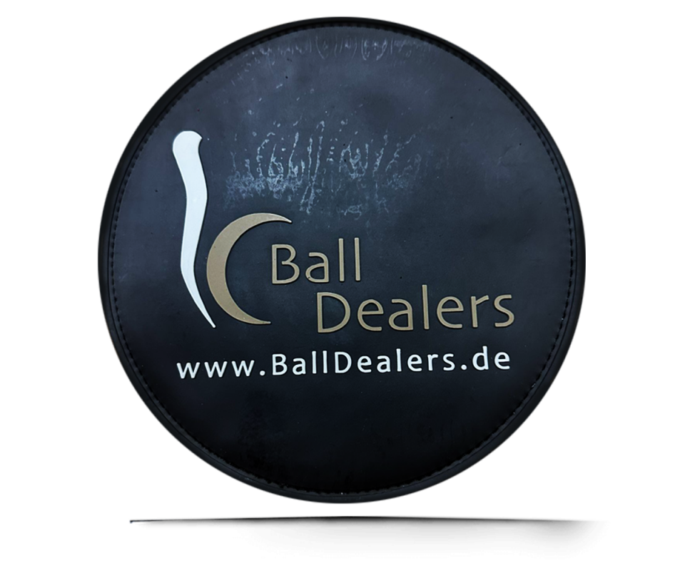 BALL DEALERS Leather Shammy PAD (Rund) Black