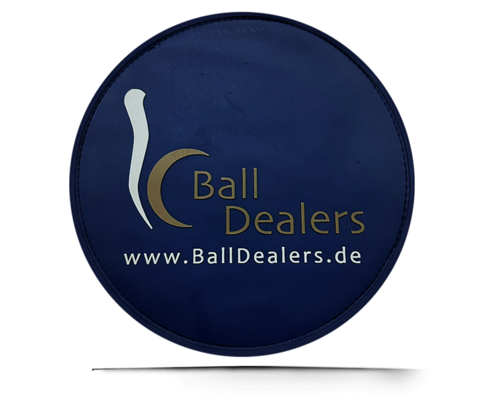 BALL DEALERS Leather Shammy PAD (Rund) Navy Blue
