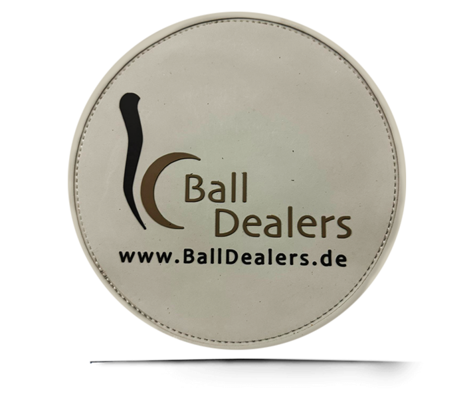 BALL DEALERS Leather Shammy PAD (Rund) Grey