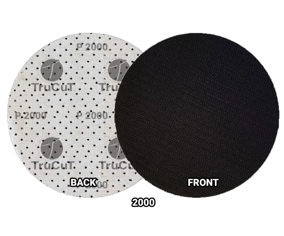 CtD - TruCut Sanding Pads 6” inch P2000 Bowlingpad CtD - TruCut Sanding Pads 6” inch P2000 Bowlingpad