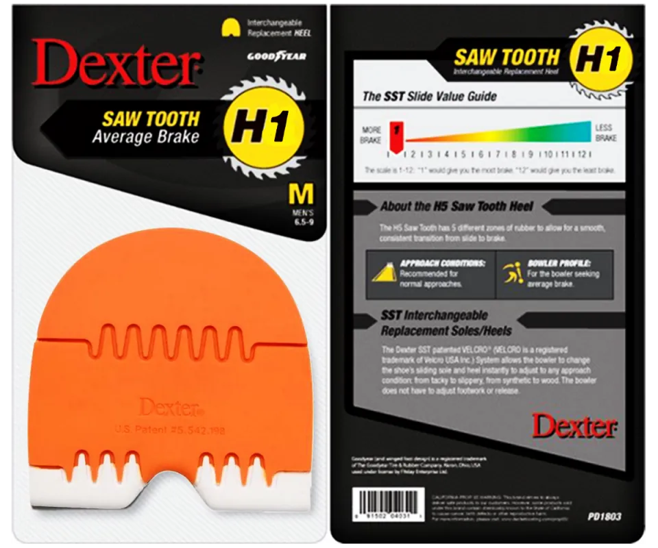DEXTER Wechselabsatz H1 Orange SAW Tooth DEXTER Wechselabsatz H1 Orange SAW Tooth