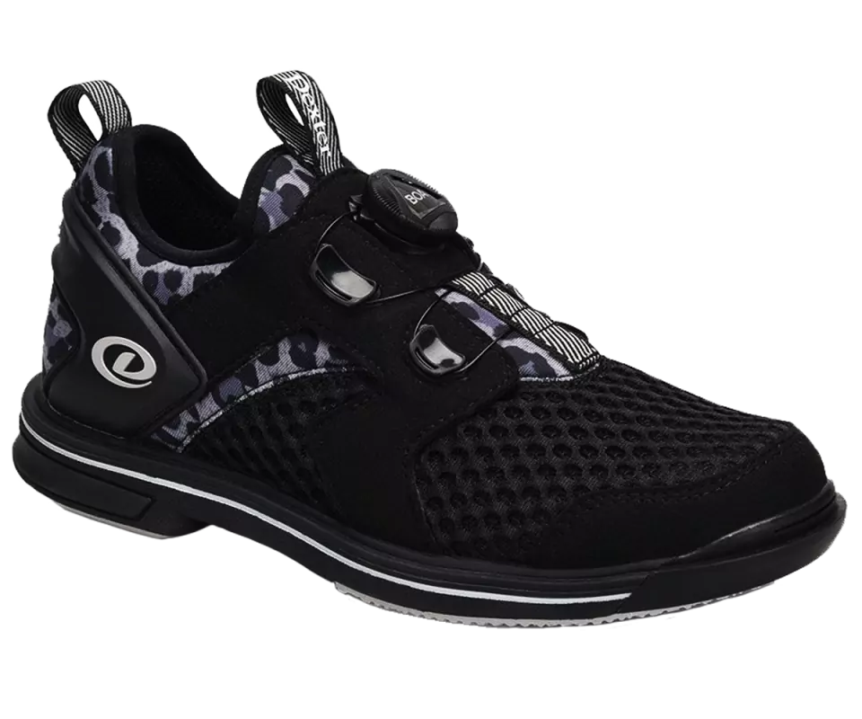 DEXTER PRO BOA® LITE - Black/Leopard Damen Bowling Schuh DEXTER PRO BOA® LITE - Black/Leopard Damen Bowling Schuh