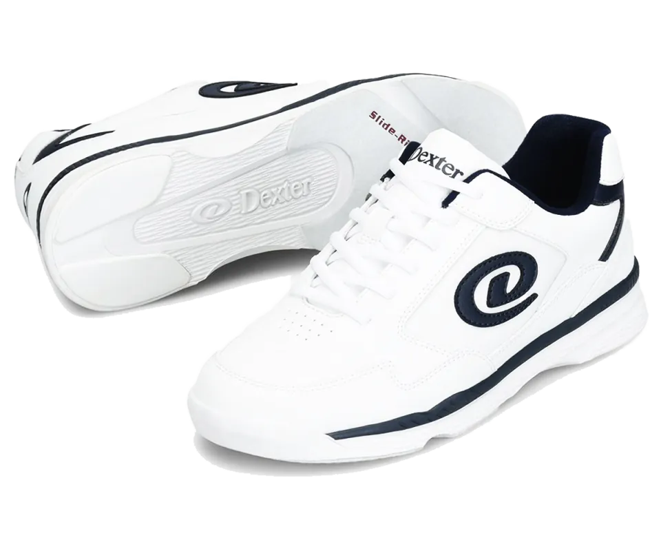 DEXTER Ricky V White/Blue Herren Bowling Schuh