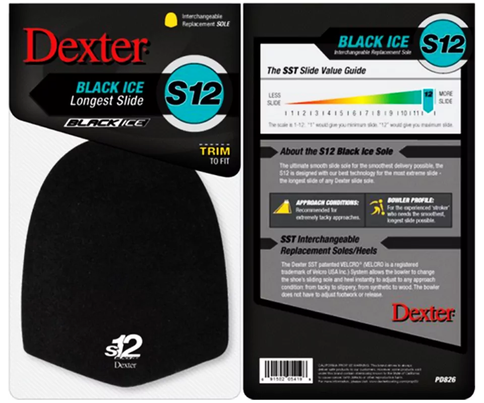 DEXTER Wechselsohle SST S12 Black ICE