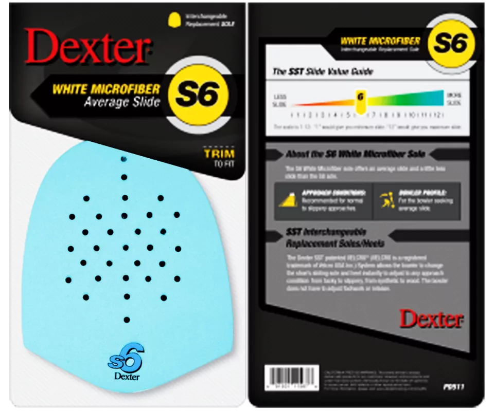 DEXTER Wechselsohle SST S6 Blue Perforiert Mikrofaser