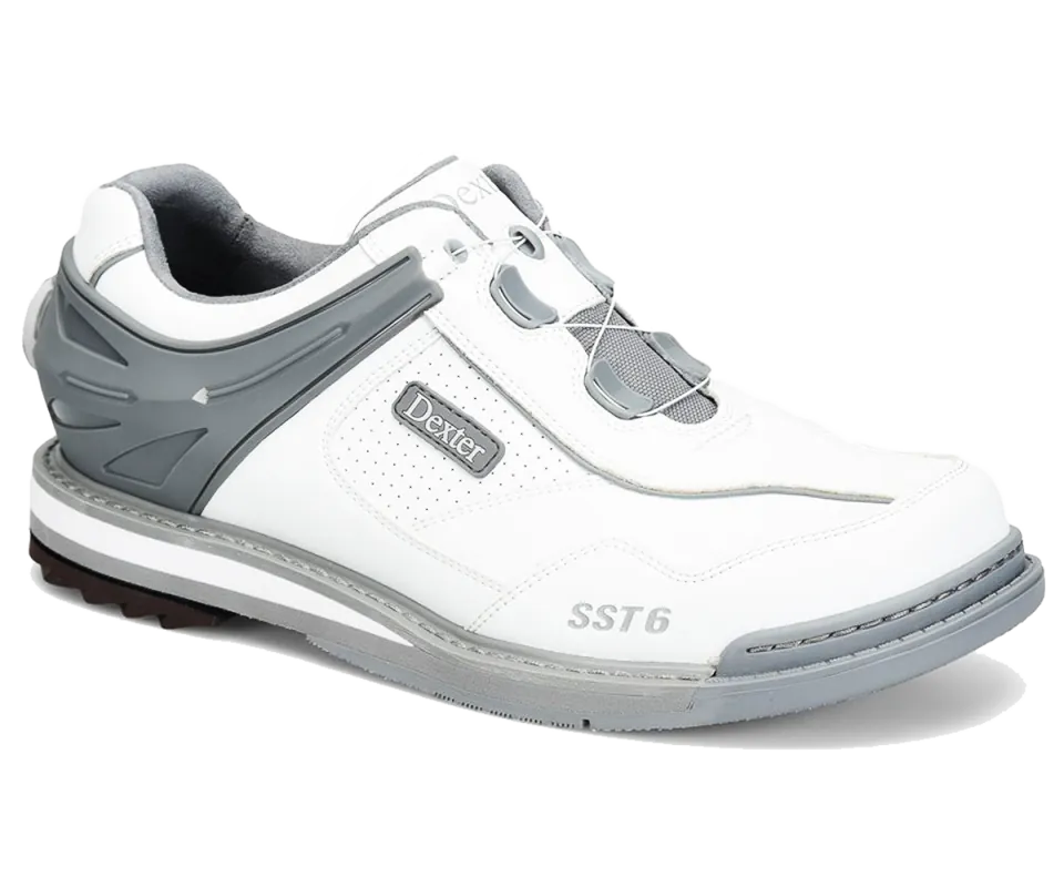 DEXTER SST 6 Hybrid BOA® - White/Grey Herren Bowling Schuh DEXTER SST 6 Hybrid BOA® - White/Grey Herren Bowling Schuh