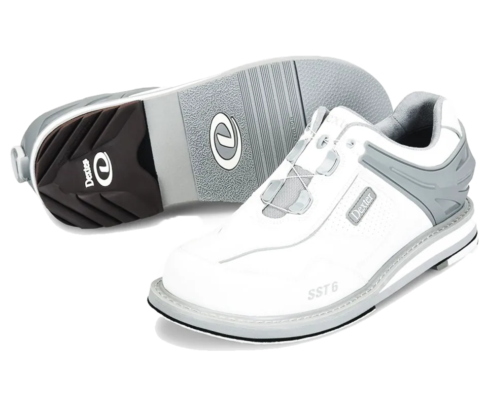 DEXTER SST 6 Hybrid BOA® - White/Grey Herren Bowling Schuh DEXTER SST 6 Hybrid BOA® - White/Grey Herren Bowling Schuh