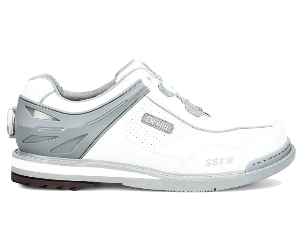 DEXTER SST 6 Hybrid BOA® - White/Grey Herren Bowling Schuh DEXTER SST 6 Hybrid BOA® - White/Grey Herren Bowling Schuh