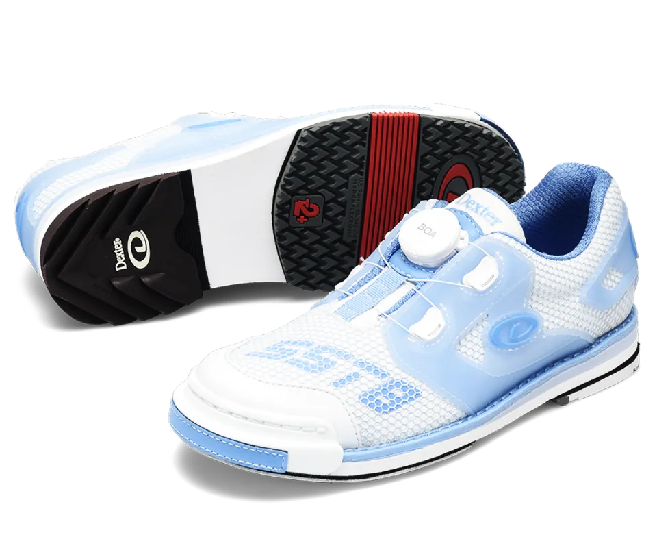 DEXTER SST 8 Power Frame BOA® - White/Blue Damen Bowling Schuh DEXTER SST 8 Power Frame BOA® - White/Blue Damen Bowling Schuh