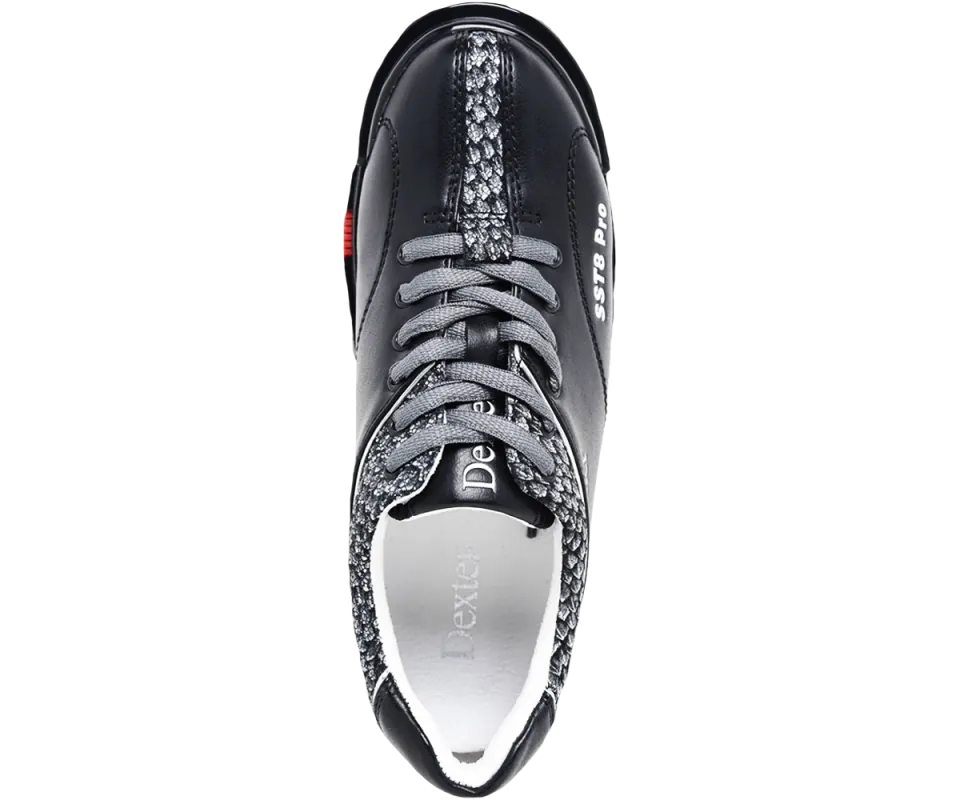 DEXTER SST 8 PRO Black/Grey Damen Bowling Schuh DEXTER SST 8 PRO Black/Grey Damen Bowling Schuh