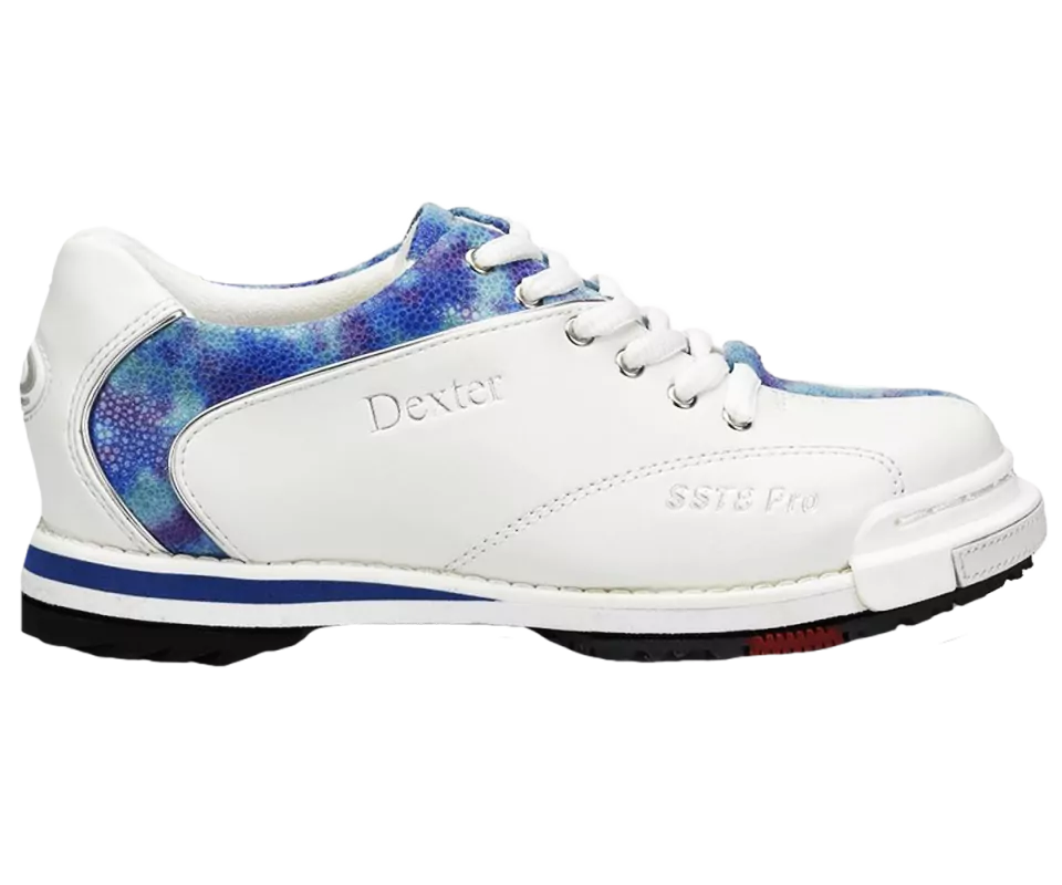 DEXTER SST 8 PRO - White/Blue Tie Dye Damen Bowling Schuh DEXTER SST 8 PRO - White/Blue Tie Dye Damen Bowling Schuh