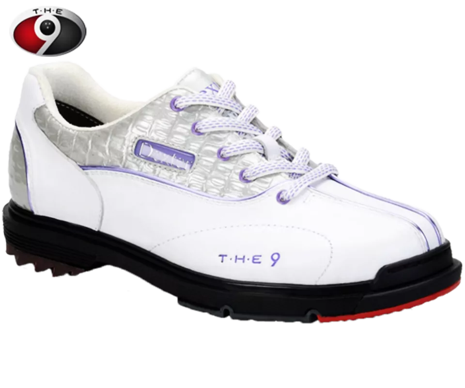DEXTER T•H•E 9 White/Silver/Purple Damen Bowling Schuh