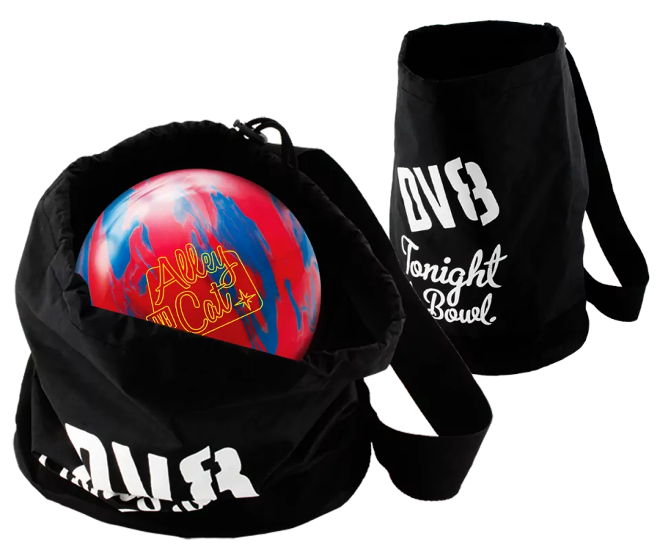 DV8® Alley Cat Red/Electric Blue Bowling Ball Schultersack DV8® Alley Cat Red/Electric Blue Bowling Ball Schultersack