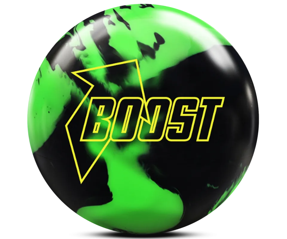 900 GLOBAL Boost Black/Green Solid Bowling Ball