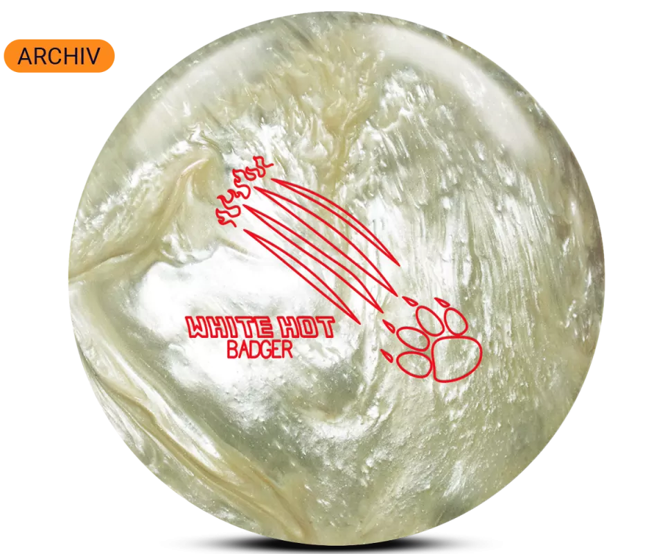 900 GLOBAL White Hot Badger Bowling Ball 900 GLOBAL White Hot Badger Bowling Ball
