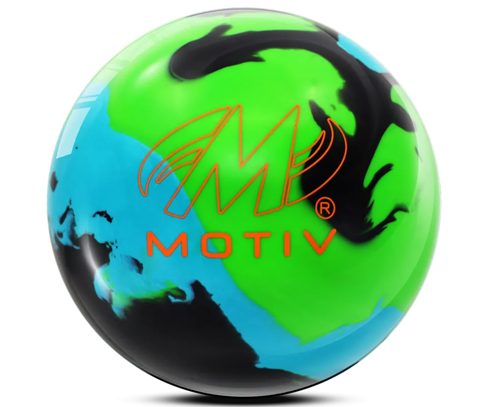 MOTIV® Ascend - Green/Teal/Black Bowling Ball Logo MOTIV® Ascend - Green/Teal/Black Bowling Ball Logo