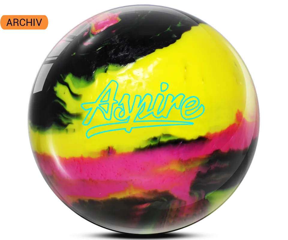 MOTIV® Aspire - Black/Yellow/Pink Bowling Ball MOTIV® Aspire - Black/Yellow/Pink Bowling Ball