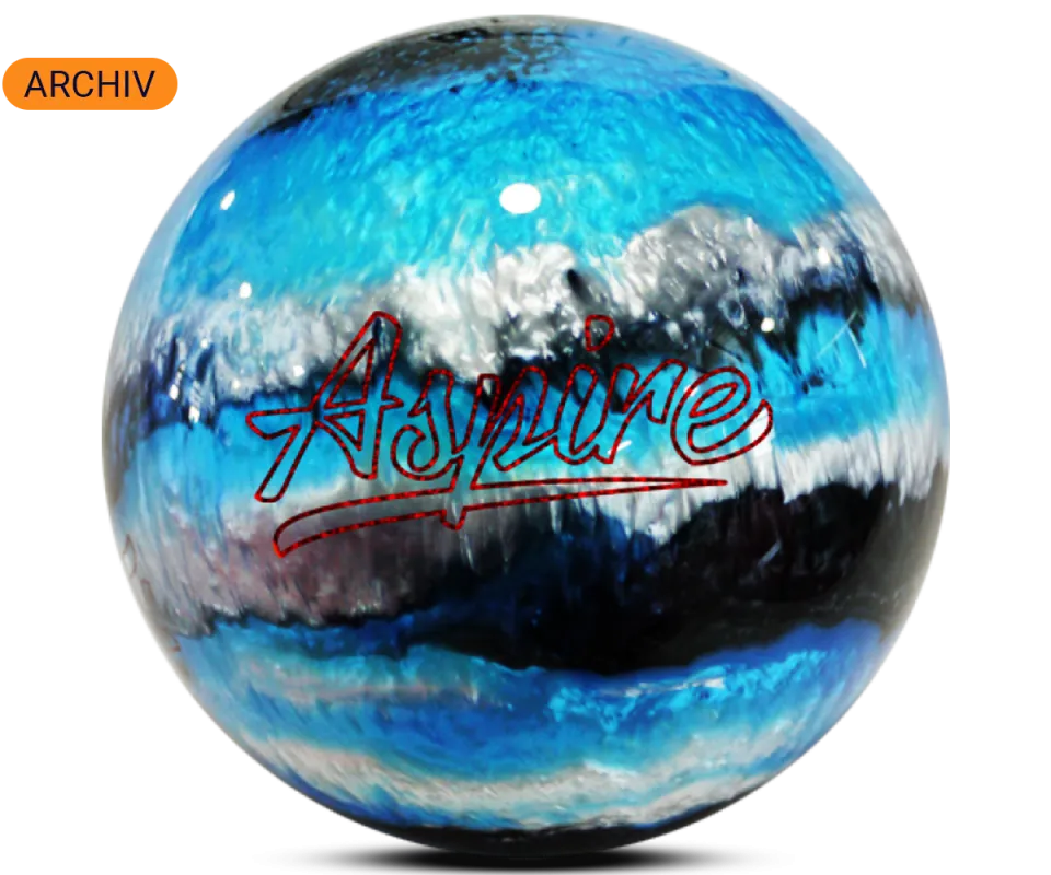 MOTIV® Aspire - Sky/Black/Silver Bowling Ball