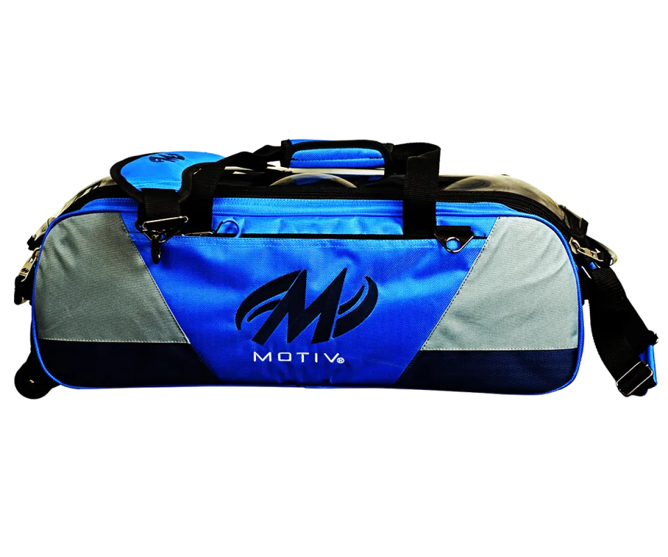 MOTIV® Ballistix Triple Tote - Cobalt Blue Bowlingtasche