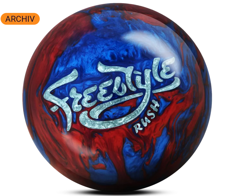 MOTIV® Freestyle Rush Red/Blue Bowling Ball MOTIV® Freestyle Rush Red/Blue Bowling Ball