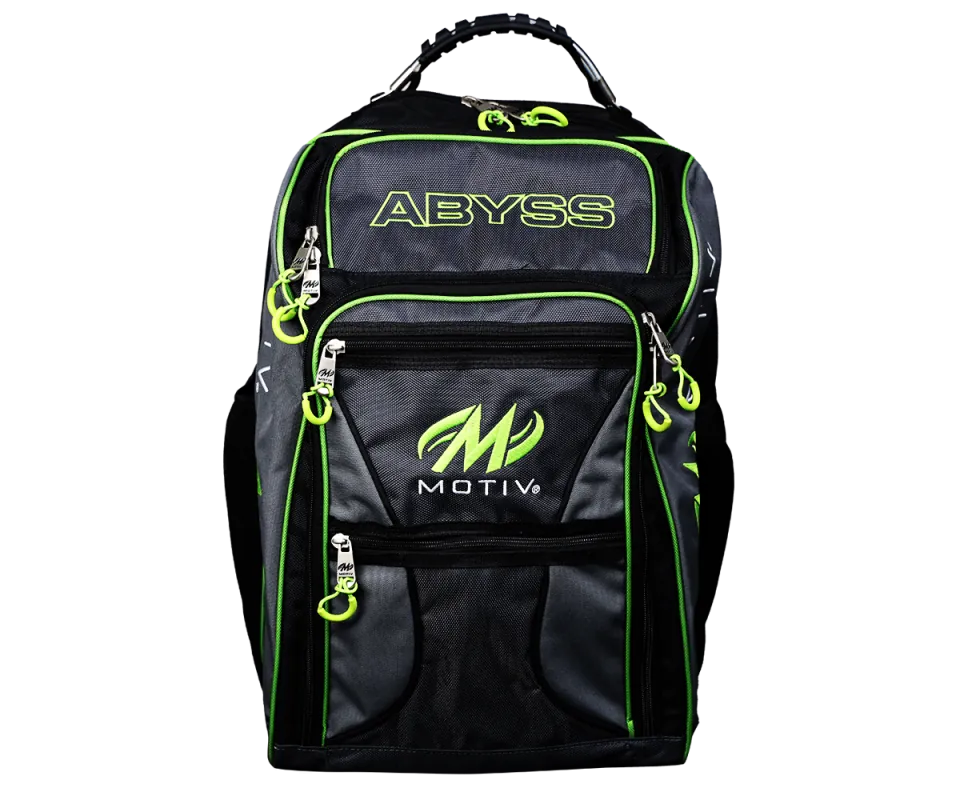 MOTIV® ABYSS Giant Backpack - Gray/Lime Bowlingtasche