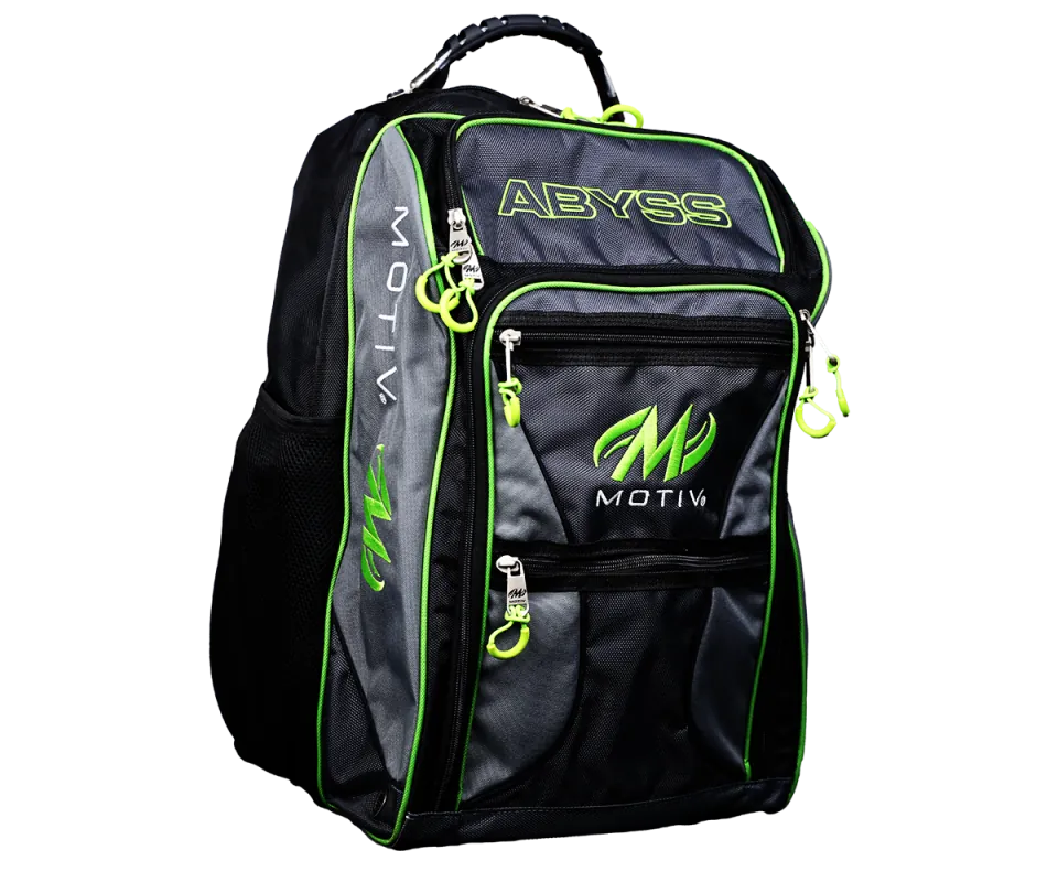 MOTIV® ABYSS Giant Backpack - Gray/Lime Bowlingtasche