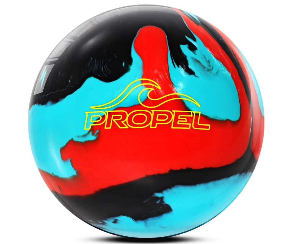 MOTIV® Propel - Red/Teal/Black Bowling Ball MOTIV® Propel - Red/Teal/Black Bowling Ball