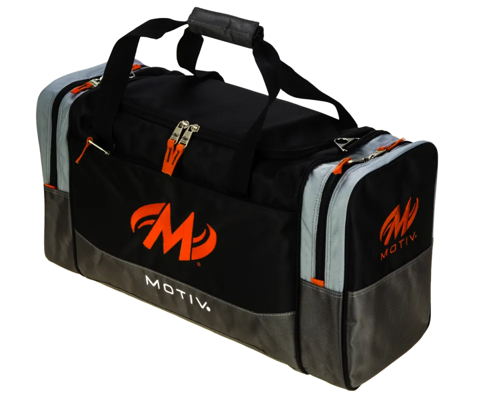 MOTIV® Shock Double Tote - Black/Orange
