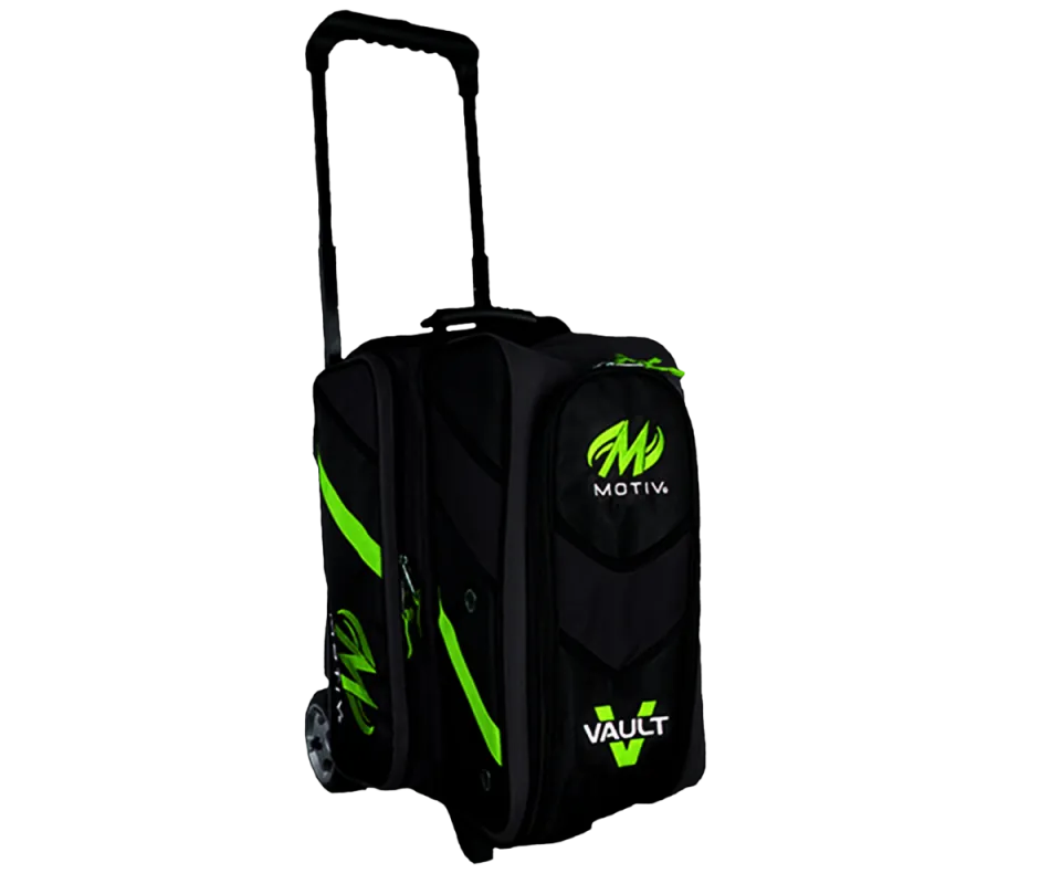 MOTIV® Vault Double Roller - Black/Grey/Lime Bowlingtasche
