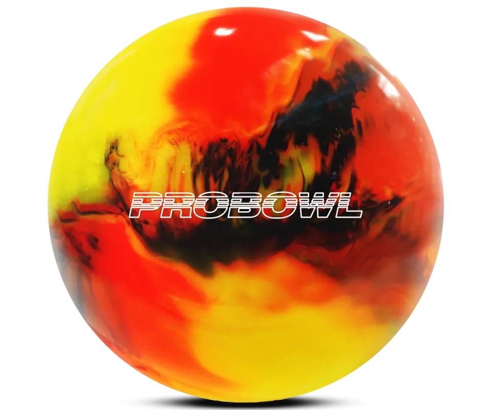 PROBOWL - Black/Yellow/Orange Bowling Ball
