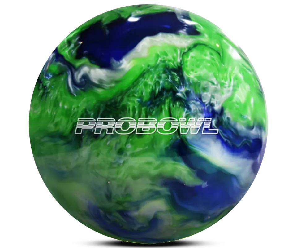 PROBOWL - Blue/Green/Silver Bowling Ball
