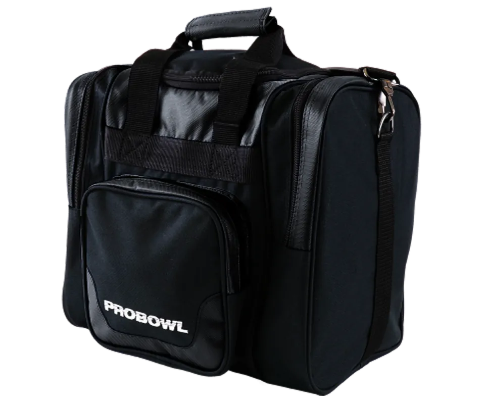 PROBOWL Single Tote Deluxe - Black/Black