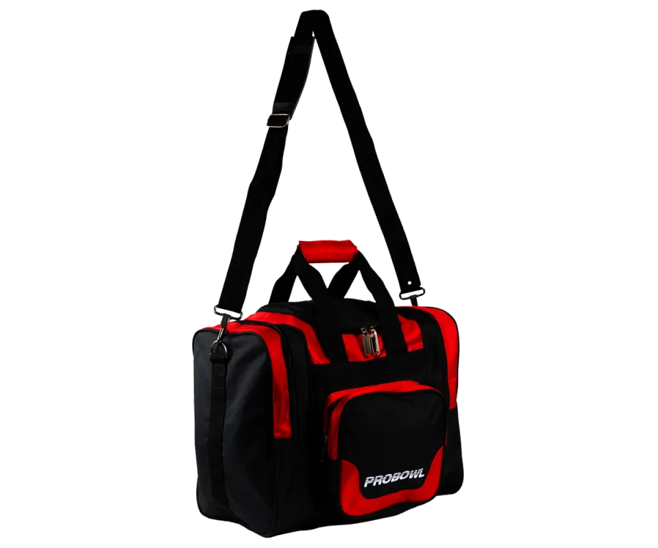 PROBOWL Single Tote Deluxe Black/Red
