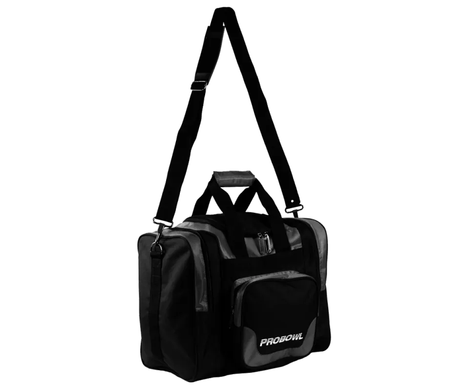 PROBOWL Single Tote Deluxe Black/Silver