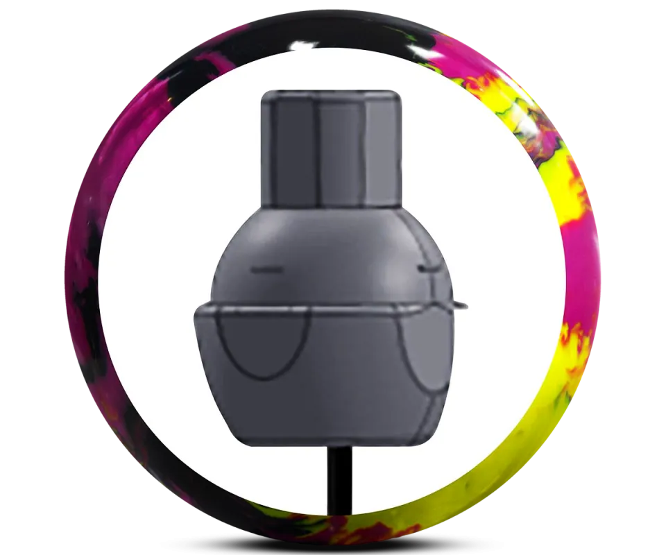 PROBOWL - UNDERCOVER - Black/Yellow/Pink Pearl Bowling Ball Kern