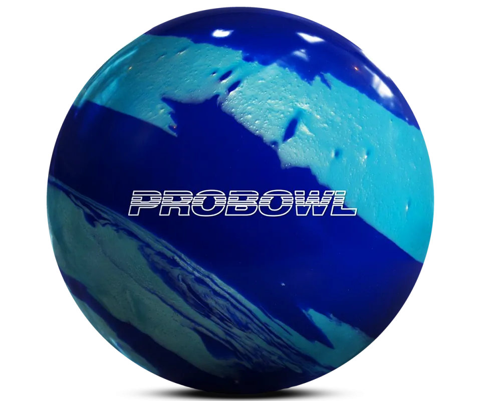 PROBOWL - UNDERCOVER - Dark Blue/Light Blue/Silver Pearl Bowling Ball Logo