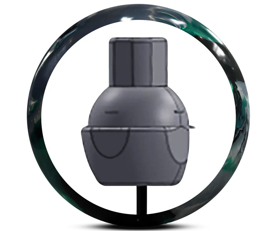 PROBOWL - UNDERCOVER - Emerald/Black/Silver Pearl Bowling Ball Kern