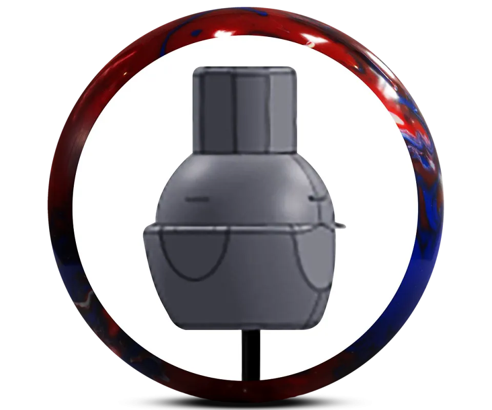 PROBOWL - UNDERCOVER - Red/White/Blue Pearl Bowling Ball Kern