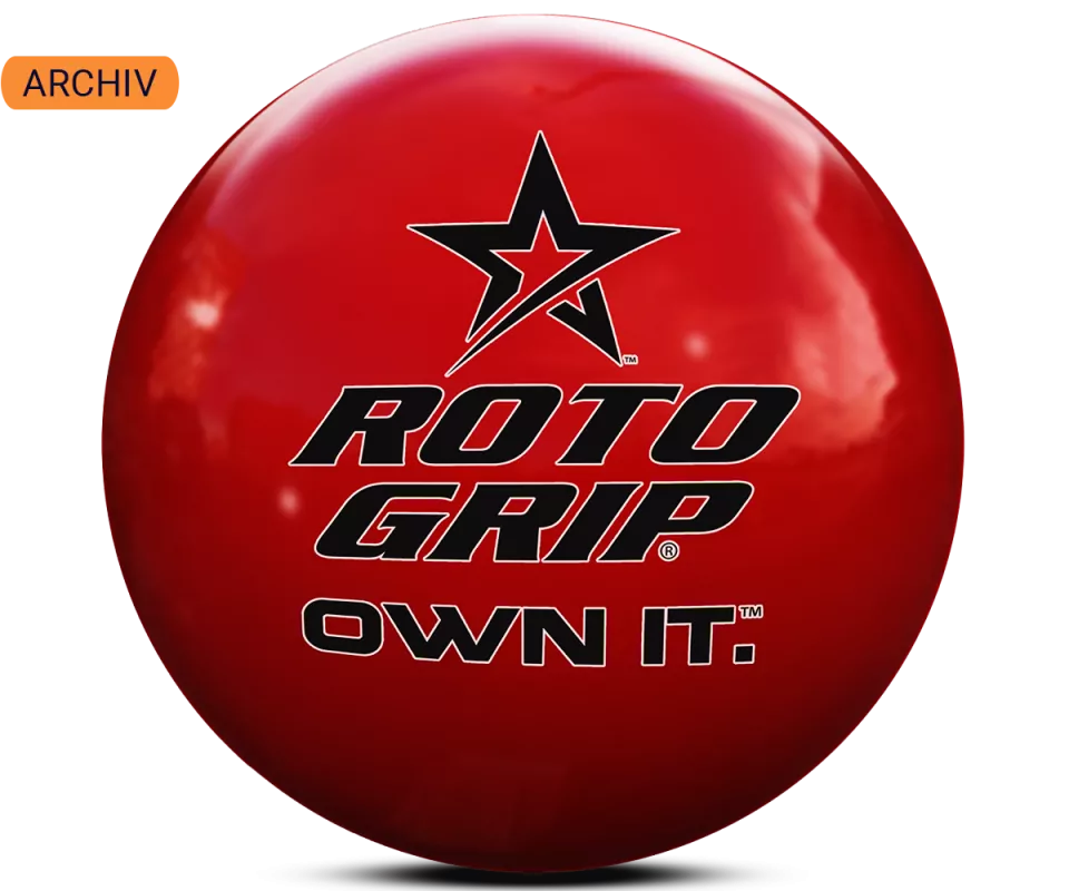 ROTO GRIP Clear Poly Own It Red Bowling Ball