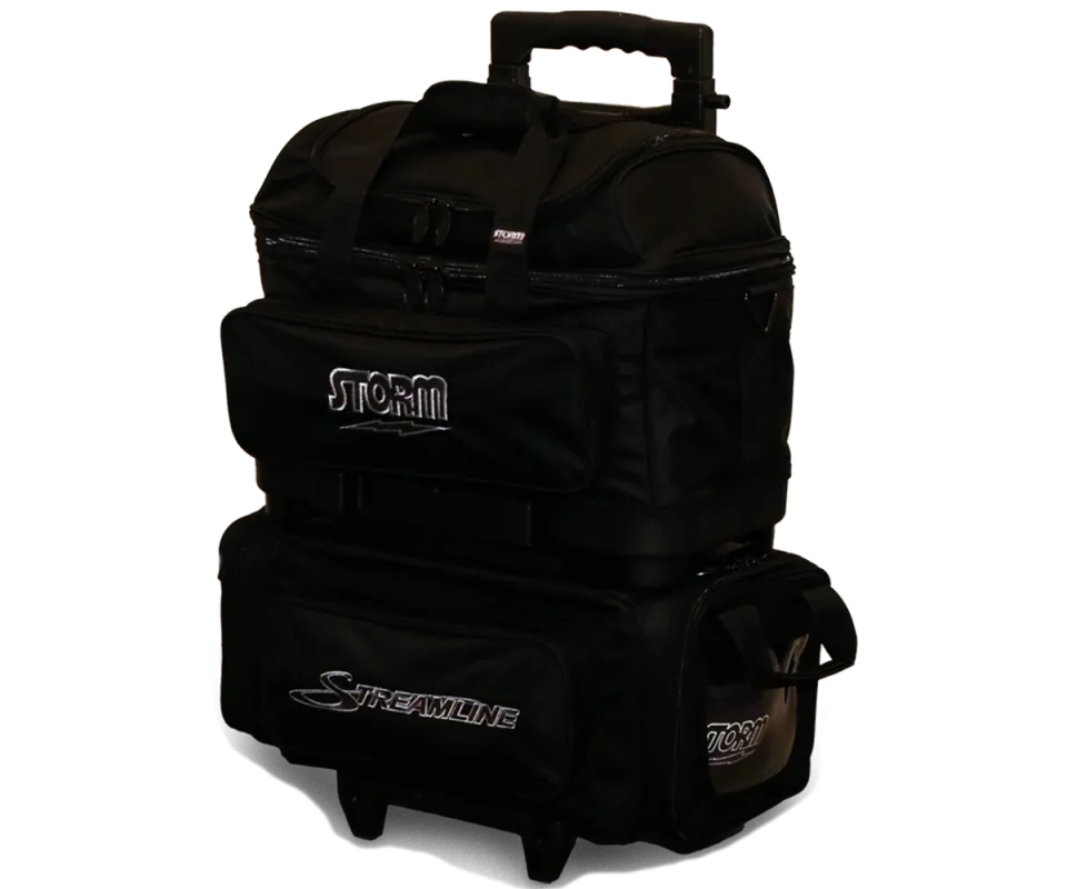STORM 4 Ball Roller Streamline - Blackout (Carbon/Black) Bowlingtasche