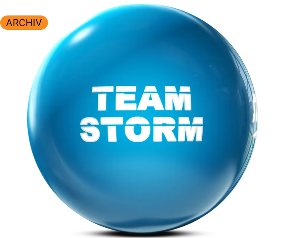 STORM Clear Poly - Team STORM - Electric Blue Bowling Ball