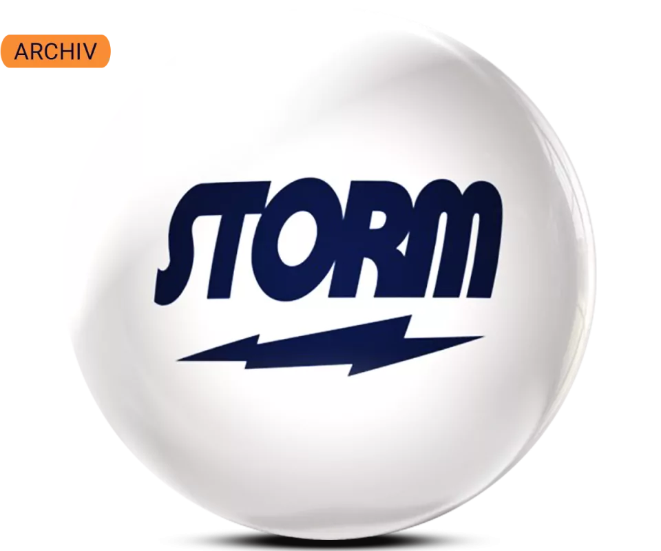 STORM Clear Poly - White/Navy Bowling Ball
