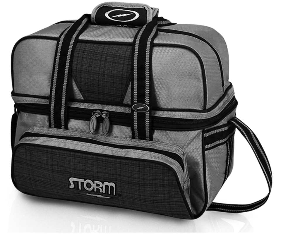 STORM Double Tote Deluxe - Grey Plaid
