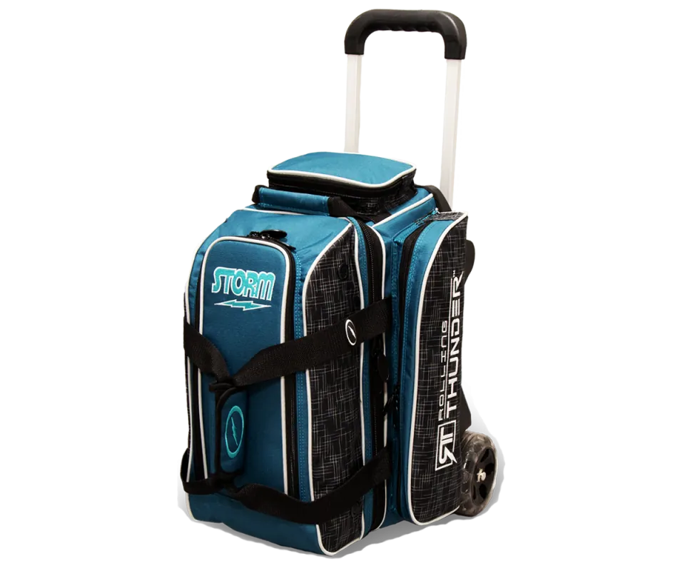 STORM Double Roller Rolling Thunder - Steel Blue/Black Bowlingtasche